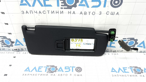 Right sun visor for Audi Q3 83A 19-25, black, without hook, with backlight