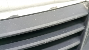 Right front bumper grille for Audi A3 8V 15-16 without fog lights, scratched, broken jumper