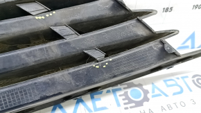Right front bumper grille for Audi A3 8V 15-16 without fog lights, scratched, broken jumper