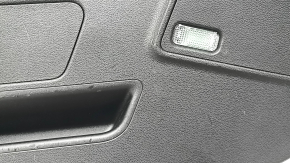 Lower tailgate trim for Audi Q3 83A 19-25 with plugs, black, scratches