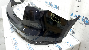 Bare rear bumper, upper part, Audi Q3 83A 19-25, for parking sensors without Park Assist, S-Line, without fastening, black, scratch