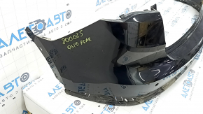 Bare rear bumper, upper part, Audi Q3 83A 19-25, for parking sensors without Park Assist, S-Line, without fastening, black, scratch