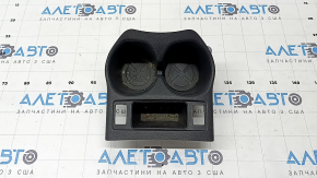Black central cup holder for Nissan Rogue 19-20, for heated seats, scratches