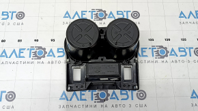 Black central cup holder for Nissan Rogue 19-20, for heated seats, scratches