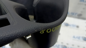 Black central cup holder for Nissan Rogue 19-20, for heated seats, scratches