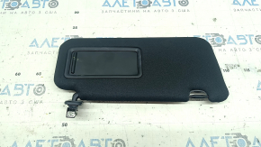 Left visor Mazda CX-5 20-25 black, with LED backlight