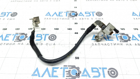 Negative terminal of the Audi Q3 83A 19-25 battery with a sensor