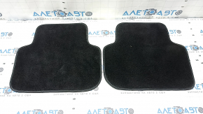 Set of floor mats for the Audi Q3 83A 19-25, black rubberized cloth