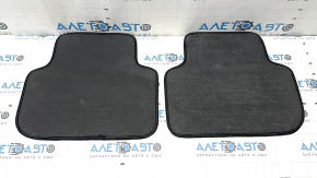 Set of floor mats for the Audi Q3 83A 19-25, black rubberized cloth