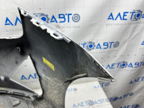 Front bumper bare Hyundai Elantra AD 19-20 white, cracked, scratched, broken mount