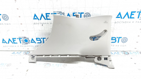 Left rear pillar trim for Nissan Leaf 18-24, gray plastic turned white