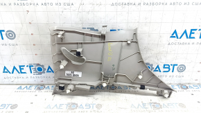 Left rear pillar trim for Nissan Leaf 18-24, gray plastic turned white