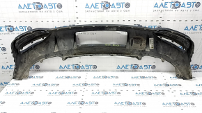 Rear bumper lip for Audi Q3 83A 19-21 black chrome, matte, S-Line, scratches