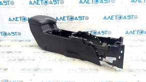 Console central armrest Nissan Leaf 18-21 leather black
