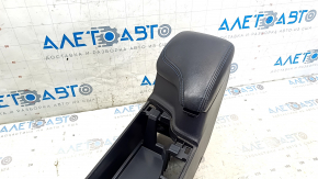 Console central armrest Nissan Leaf 18-21 leather black