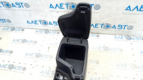 Console central armrest Nissan Leaf 18-21 leather black