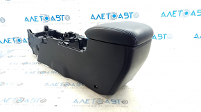Console central armrest Nissan Leaf 18-21 leather black