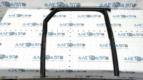 Rear right glass seal with molding for Audi Q3 83A 19-25 chrome