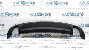 Rear bumper lip Audi A3 8V 15-16 for 2 pipes