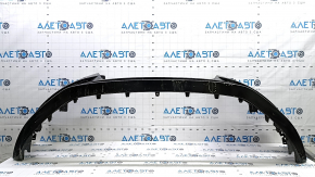 Bare front bumper for Audi A3 8V 15-16 with parking sensors, black, scratches, cracked