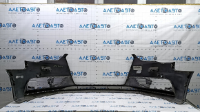 Bare front bumper for Audi A3 8V 15-16 with parking sensors, black, scratches, cracked