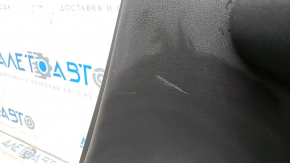 Nissan Leaf 18-21 black rear right door panel with black leather insert, cloth armrest, with handle, scratches