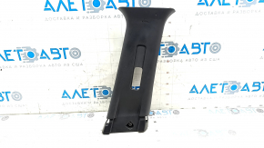Nissan Leaf 18-24 center pillar trim, upper belt, right, black, scratches