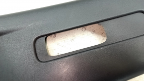 Left center pillar trim, upper belt, Nissan Leaf 18-24, black, scratches