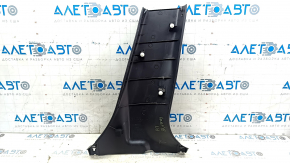 Lower left center pillar trim for Nissan Leaf 18-24, black, scratches