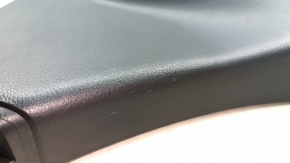 Lower left center pillar trim for Nissan Leaf 18-24, black, scratches