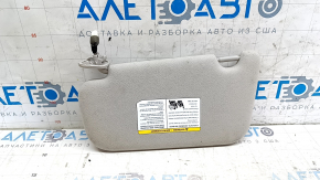 Nissan Leaf 18-24 right visor, gray, with backlight, without hook, for cleaning