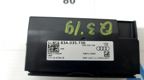 USB Hub Audi Q3 83A 19-25 front