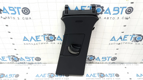 Right upper center pillar trim for Audi Q3 83A 19-25, black, worn