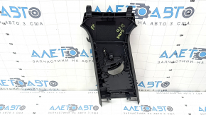 Right upper center pillar trim for Audi Q3 83A 19-25, black, worn
