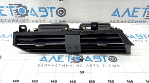 Audi Q3 83A 19-25 front panel air duct central deflector, glossy black with chrome