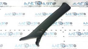 Upper right front pillar trim for Audi Q3 83A 19-25, black, under the tweeter