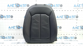 Upper passenger seat trim for Audi A3 8V 15-16 4D leather, black
