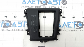 Black shifter cover for the Audi Q3 83A 19-25 automatic transmission