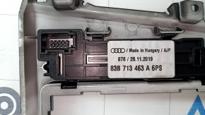 Black shifter cover for the Audi Q3 83A 19-25 automatic transmission