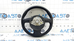 Audi A3 8V 15-20 leather steering wheel, black, no paddles, no buttons, scratches