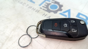 Ford Fusion mk5 13-16 key, 4 buttons, folding, scratches