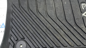 Set of floor mats for the Audi A3 8V 15-20 rubber, black, scratches