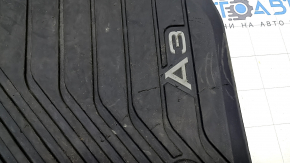 Set of floor mats for the Audi A3 8V 15-20 rubber, black, scratches