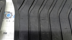 Set of floor mats for the Audi A3 8V 15-20 rubber, black, scratches