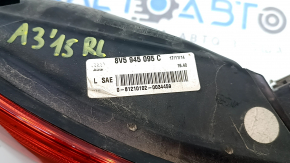 Audi A3 8V 15-16 4D usa LED outer left fender light, cracks in the glass, glass peeled off