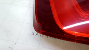 Audi A3 8V 15-16 4D usa LED outer left fender light, cracks in the glass, glass peeled off