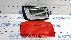 Audi A3 8V 15-16 4D usa LED outer left fender light, cracks in the glass, glass peeled off