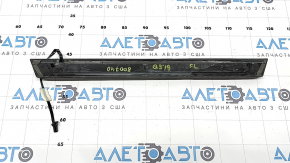 Audi Q3 83A 19-25 black outer door sill trim with backlight, S-Line, chrome, dented, peeled off, scratches