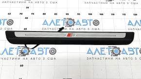 Audi Q3 83A 19-25 black exterior door sill trim with backlight, S-Line, bumpers
