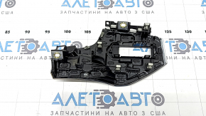 Lower left front panel trim for Audi Q3 83A 19-25, glossy black with chrome